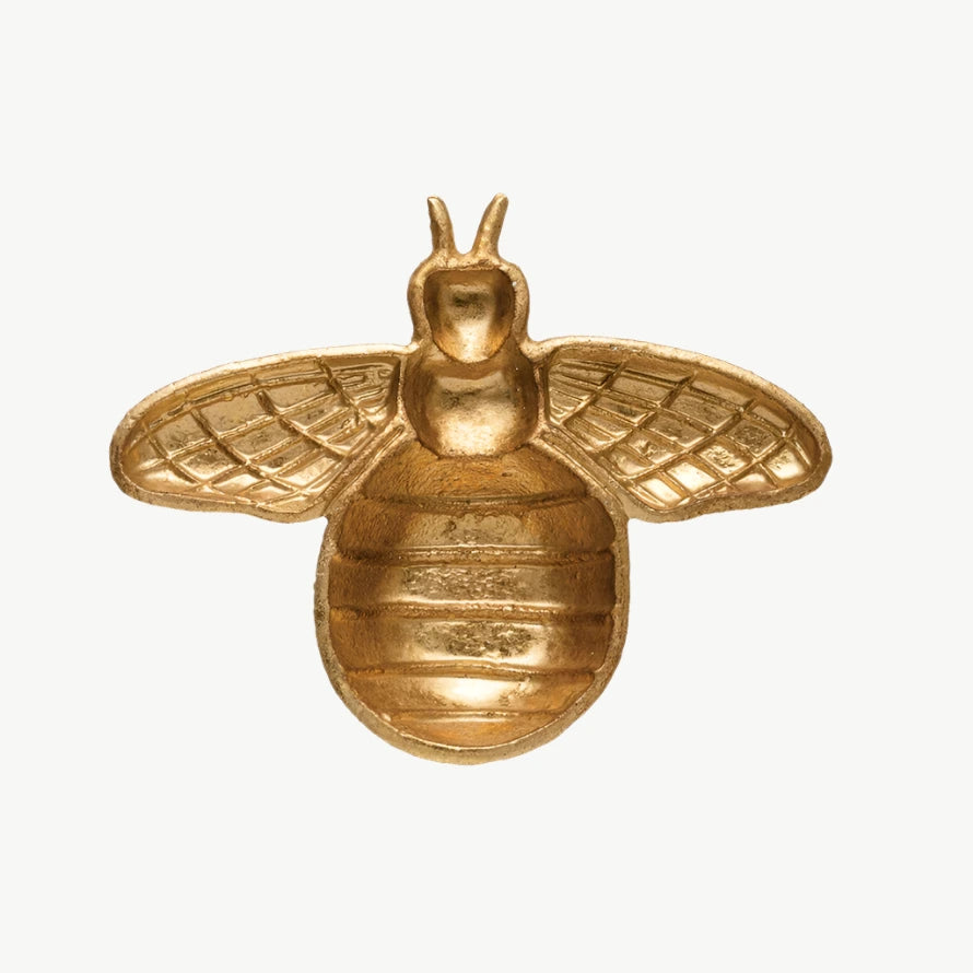 Gold Bee Dish