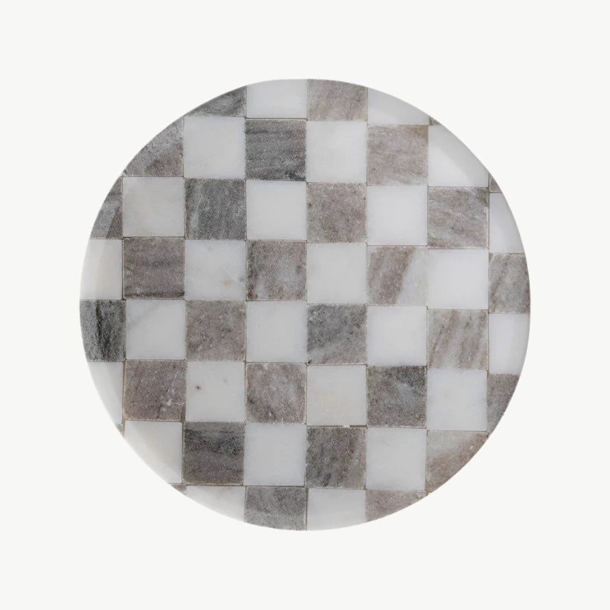Marble Checkered Cheese/Serving Tray