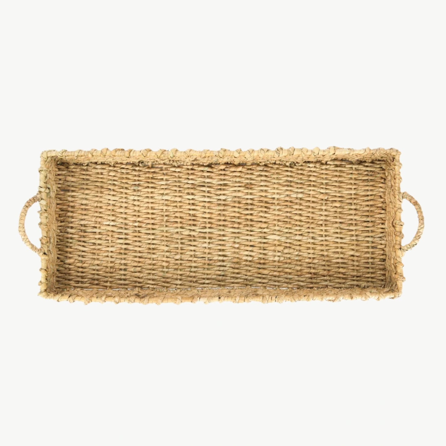 Seagrass Hand-Woven Tray w/ Handles