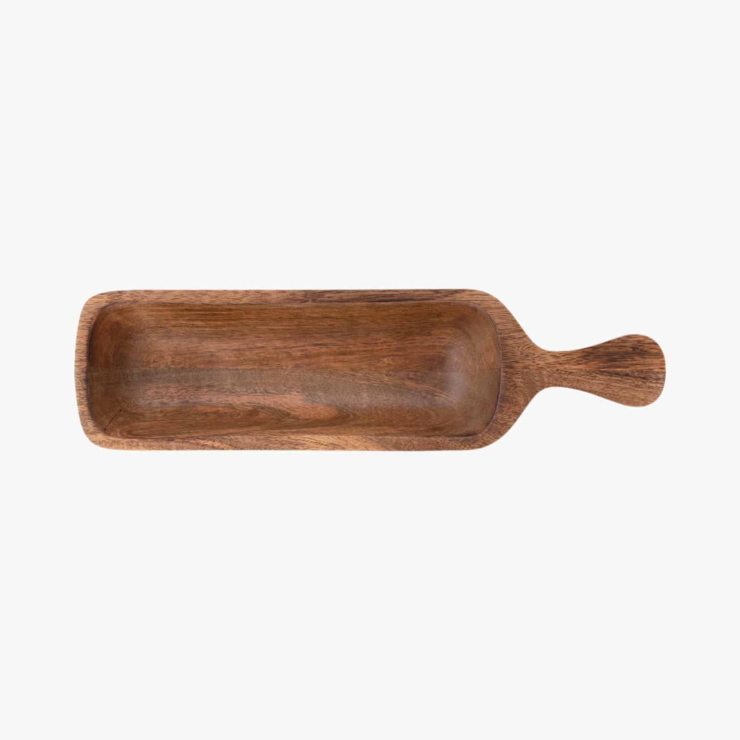 Mango Wood Bowl with Handle