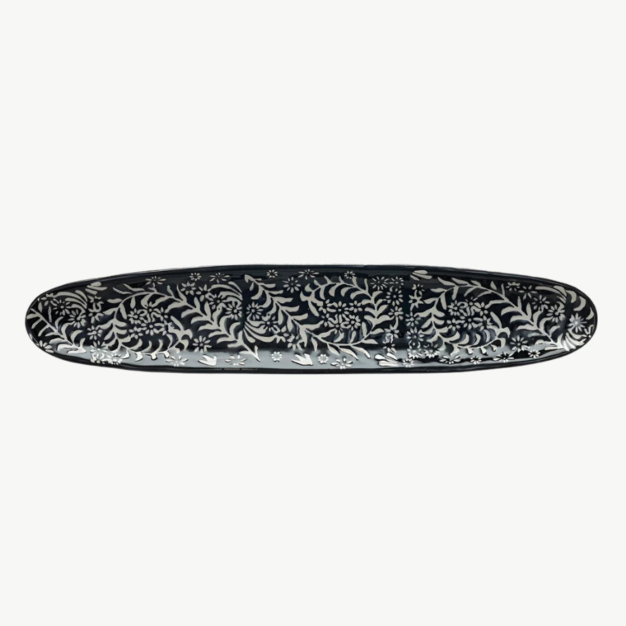 Botanical Stoneware Platter