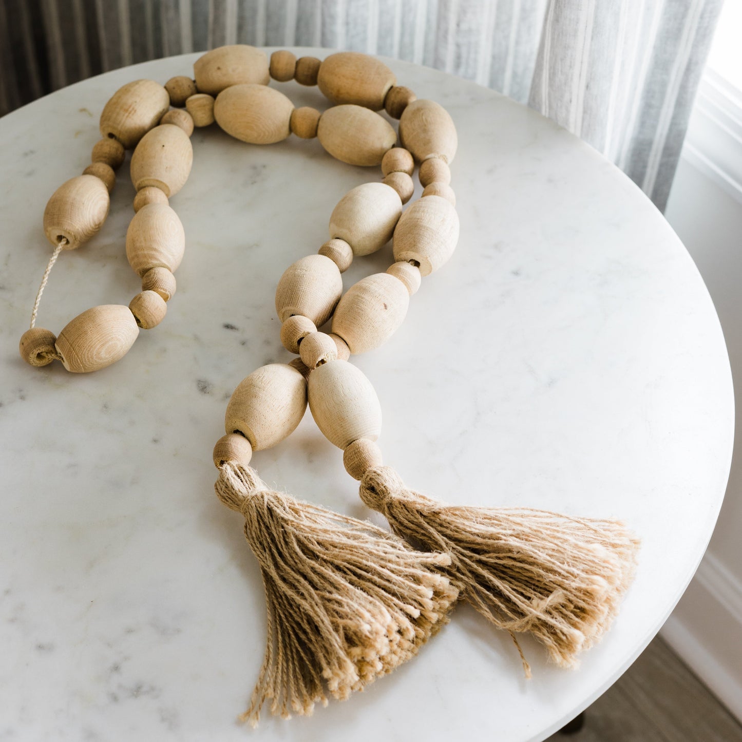 Wood Bead Garland