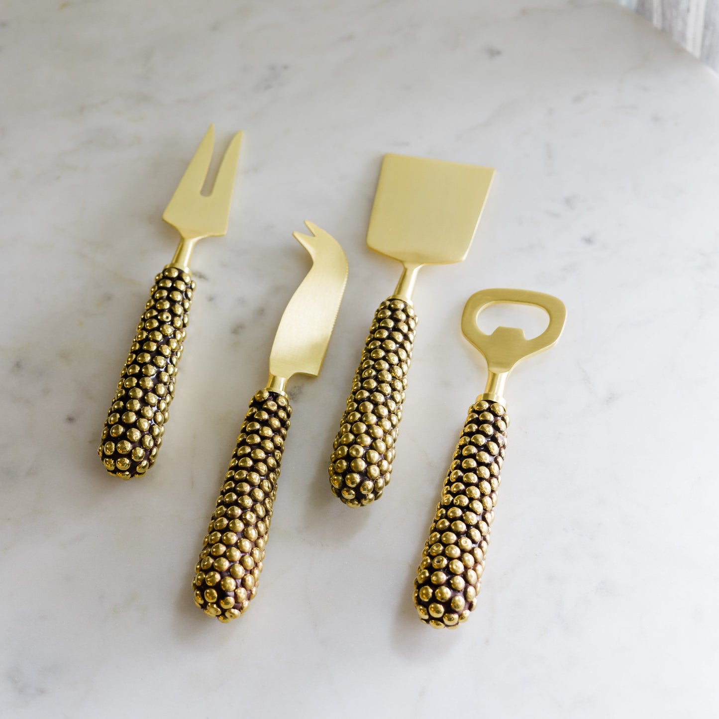 Beaded Cheese Knife Set