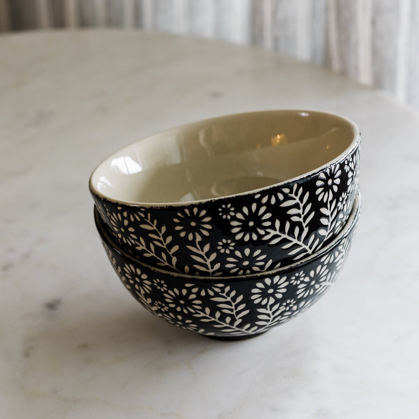 Botanical Stoneware Bowl