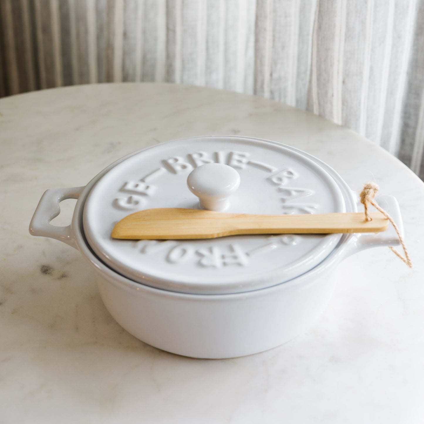 Stoneware Brie Baker