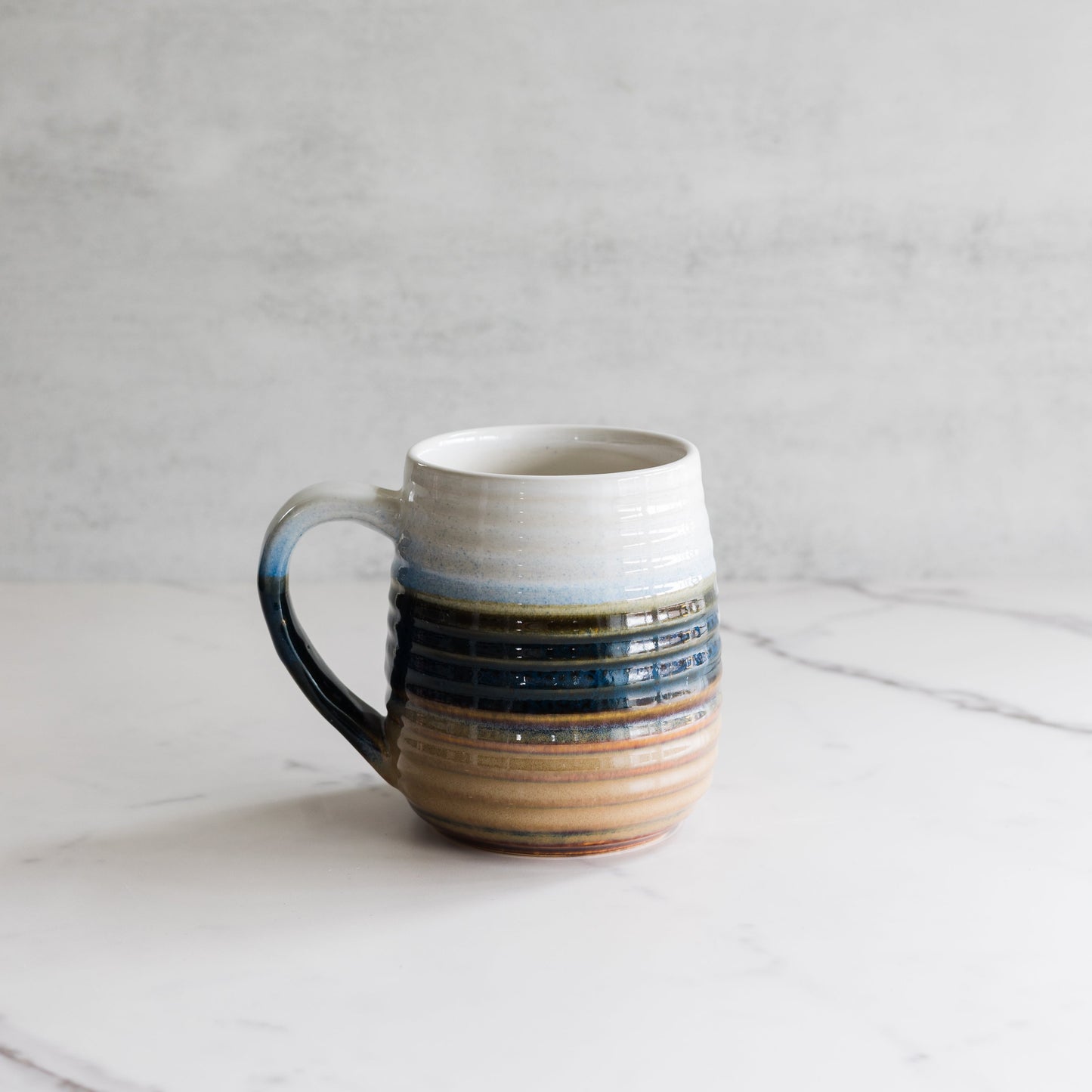Hand Painted Stoneware Mug, 4 Styles