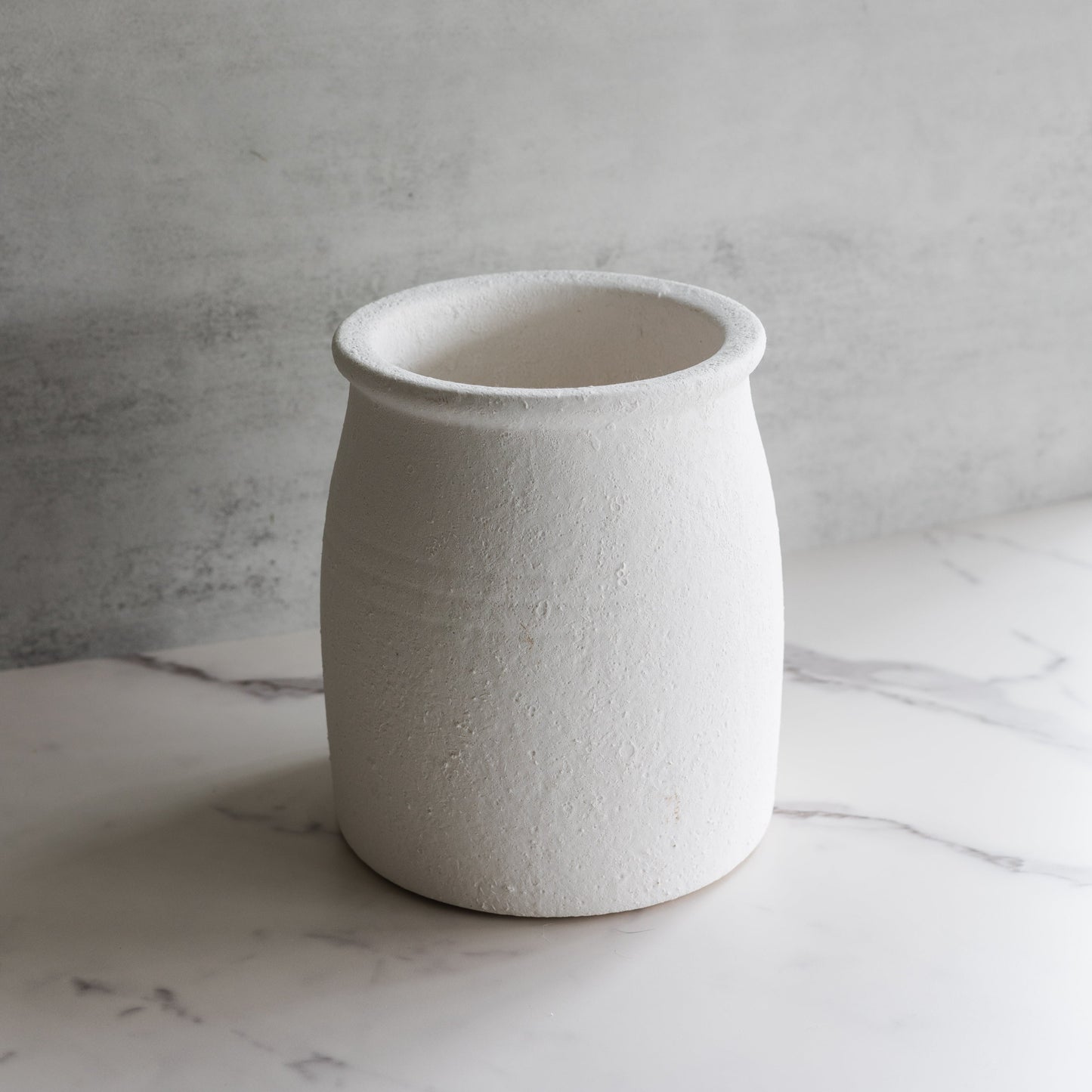 Distressed Chalk Glaze Crock