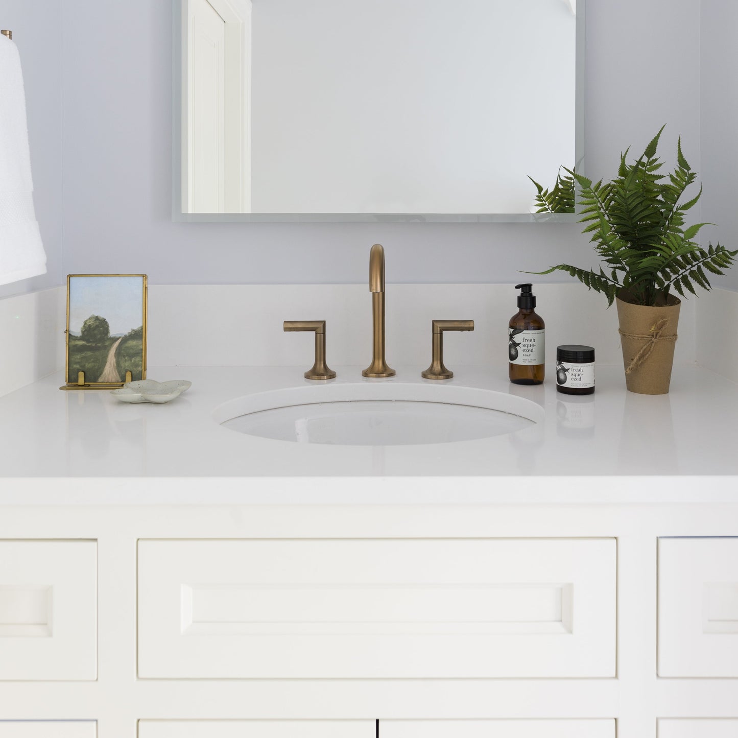 Faux Fern in Paper Wrapped Pot