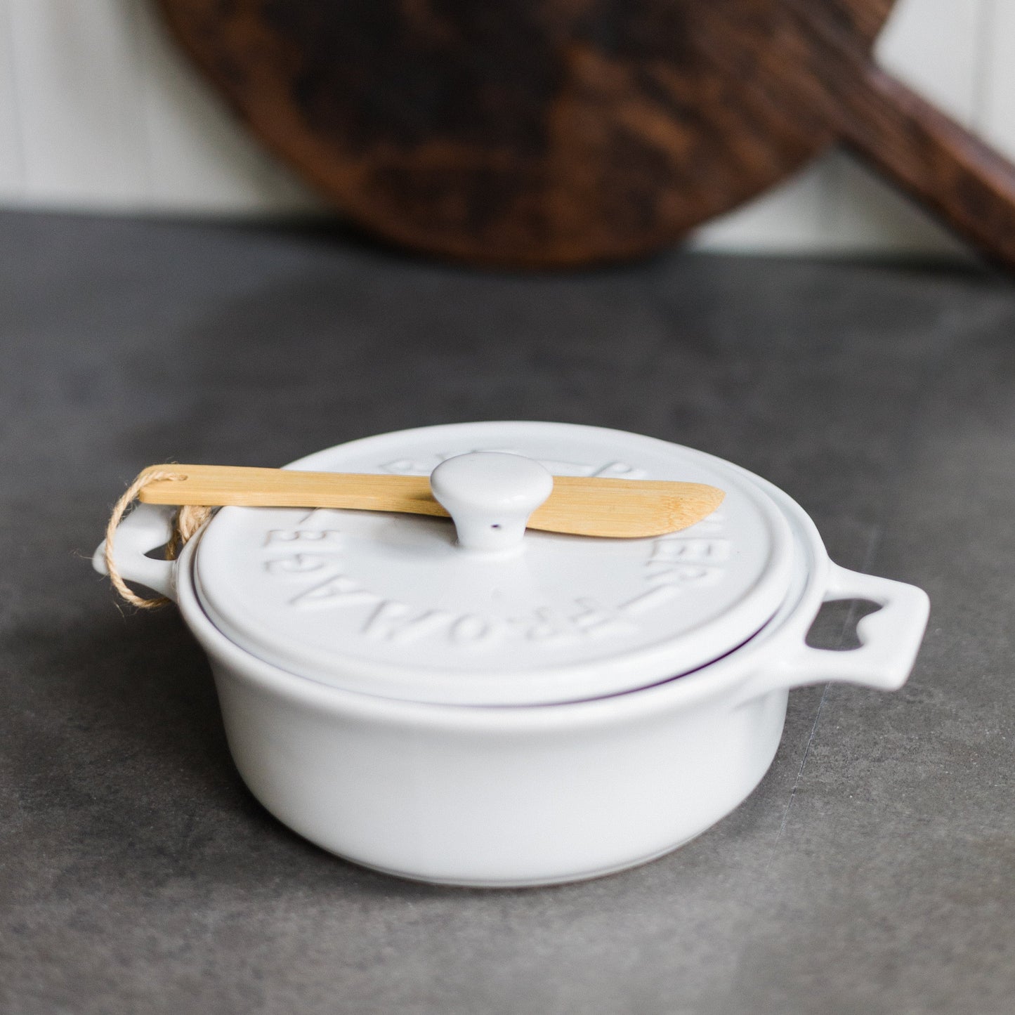 Stoneware Brie Baker