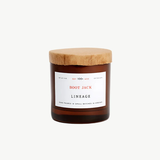 Lineage Boot Jack Candle 9oz.
