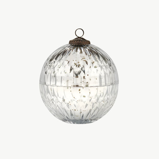 Silver Balsam & Cedar Mercury Ornament