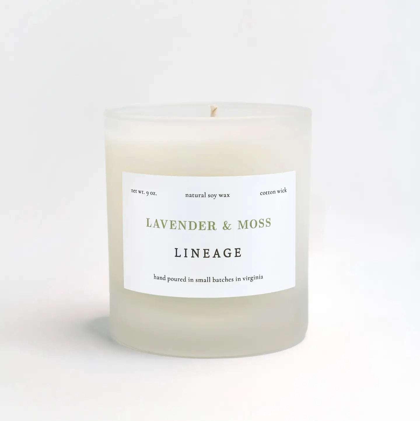 Lavender & Moss Candle 9oz.