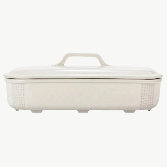 Stoneware Baking Dish in Matte White