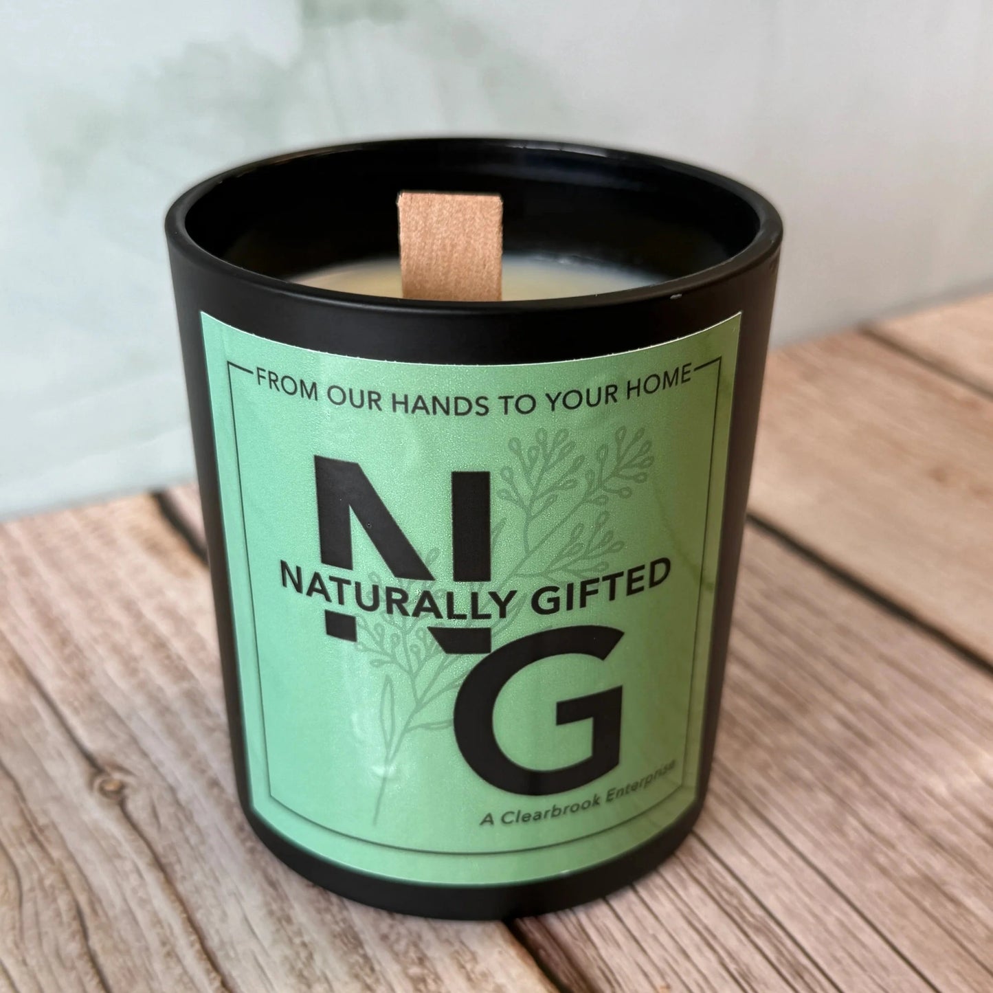 Naturally Gifted: Leather Bound Books Candle
