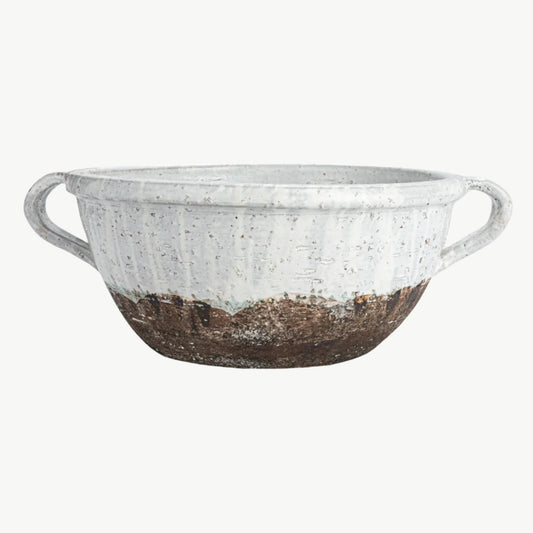 Terra-cotta Bowl with Handles