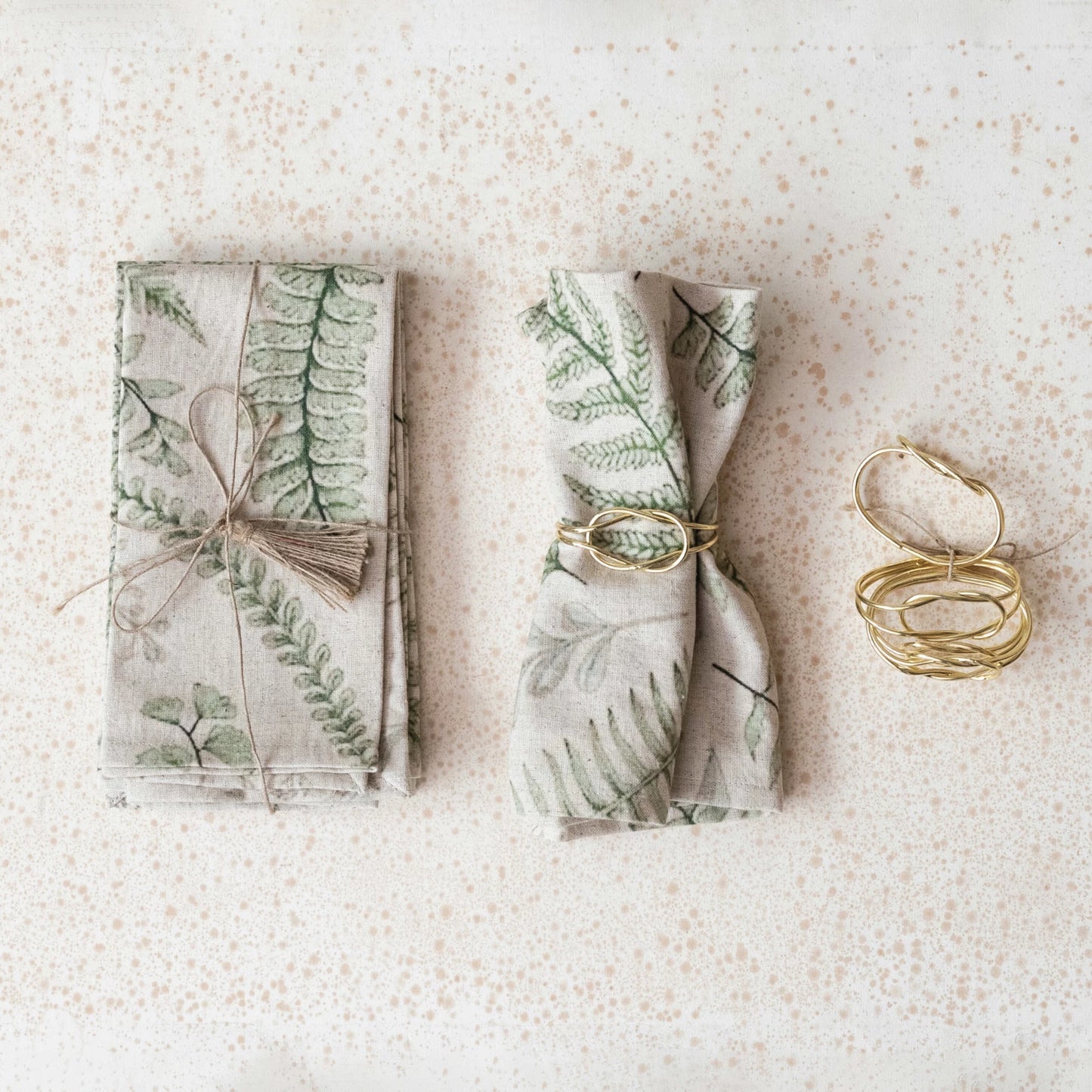 Fern Printed Napkins, Set of 4