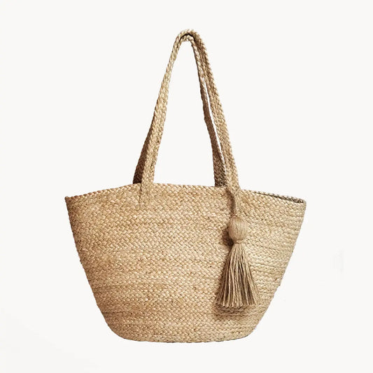 Jute Shoulder Bag, Natural