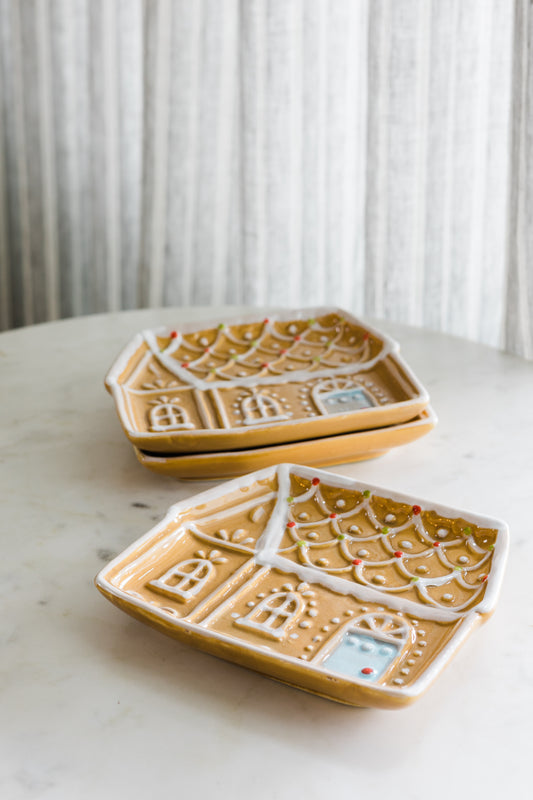 Gingerbread House Plate