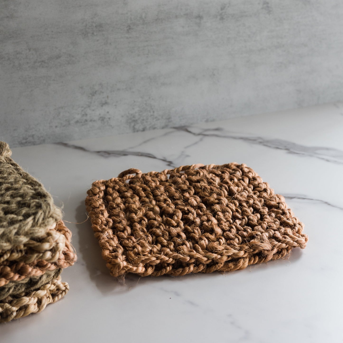 Jute Crocheted Pot Holder